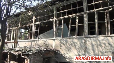 Erməni təxribatı: Mülki obyektlər yandı