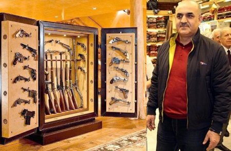 Səlim Müslümovun silah mağazası da varmış –  FOTOLAR