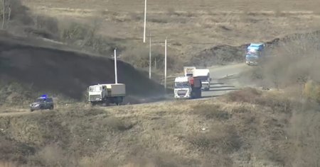 Rusiya sülhməramlıları Şuşaya gedən avtomobil karvanını müşayiət ediblər – VİDEO