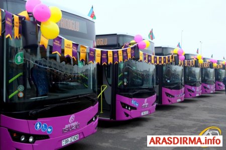 “Xaliq Faiqoğlu” şirkəti Bakıya gətirdiyi müasir avtobusları təqdim edib
