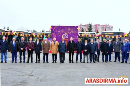 “Xaliq Faiqoğlu” şirkəti Bakıya gətirdiyi müasir avtobusları təqdim edib