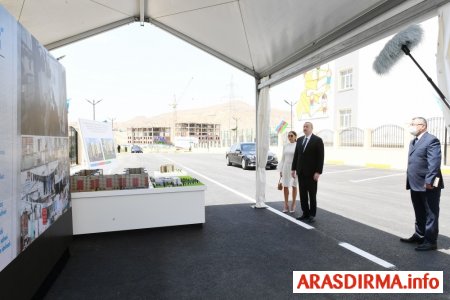 İlham Əliyev və Mehriban Əliyeva “Qobu Park-3” yaşayış kompleksinin açılışını etdi - YENİLƏNİB