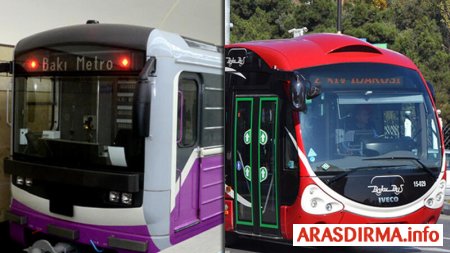 Metro və marşrut avtobusları 2 GÜN İŞLƏMƏYƏCƏK