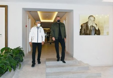 Prezident Şuşada "Xarı Bülbül" otelinin açılışında iştirak edib - FOTO