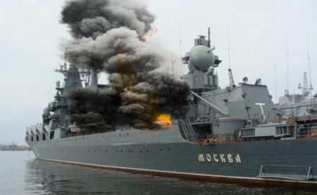 Vurulan "Moskva" gəmisində 510 dənizçidən 452-si batıb...