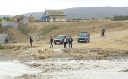 Sel körpünü uçurdu - 7 kəndin rayon mərkəzi ilə əlaqəsi KƏSİLDİ