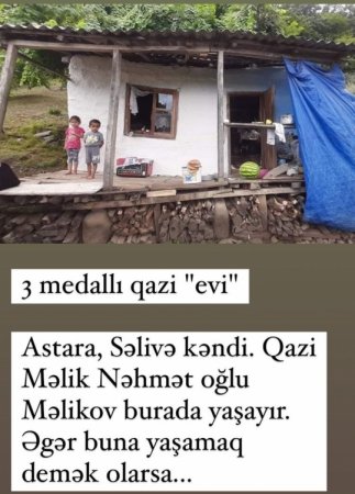 Murad qazinin evini paylaşdı: "Əgər buna yaşamaq demək olarsa"