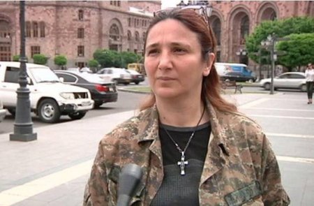 1-ci Qarabağ müharibəsində döyüşmüş məşhur erməni qadın öldürüldü - Fotolar
