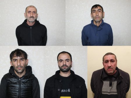 Polisdən əməliyyat: Narkotik satan 5 nəfər saxlanıldı - FOTO